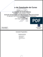Instrução de Ergonomia para Movimentação Manual de Cargas - Alexandre de Sousa Ribeiro 