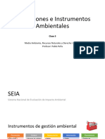 Clase 3 - Instituciones e Instrumentos Ambientales - SEIA