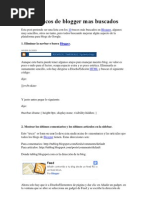Trucos Blogger