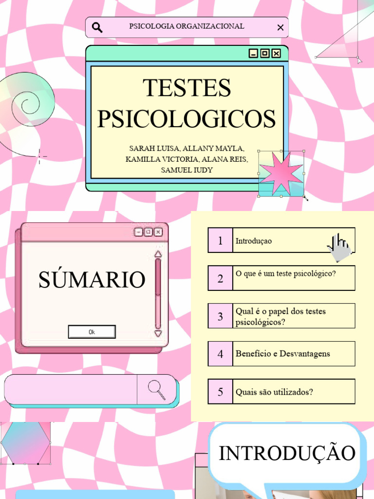 Tipos de Testes Psicológicos em RH | PDF | Psicologia | Testes psicológicos
