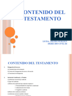 Segunda Unidad Parte III Contenido Del Testamento