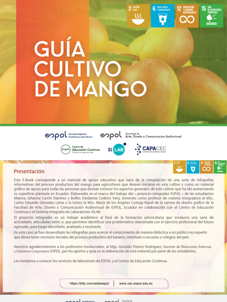 Ebook Guia Cultivo de Mango | PDF | Mango | Injerto