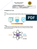 3 Module 2 - Elements and Energy of Life