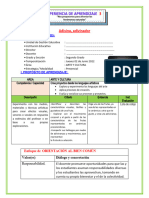 Sesion de Aprendizaje Arte y Cultura Jueves 02 de Junio Del 2022 - 2do