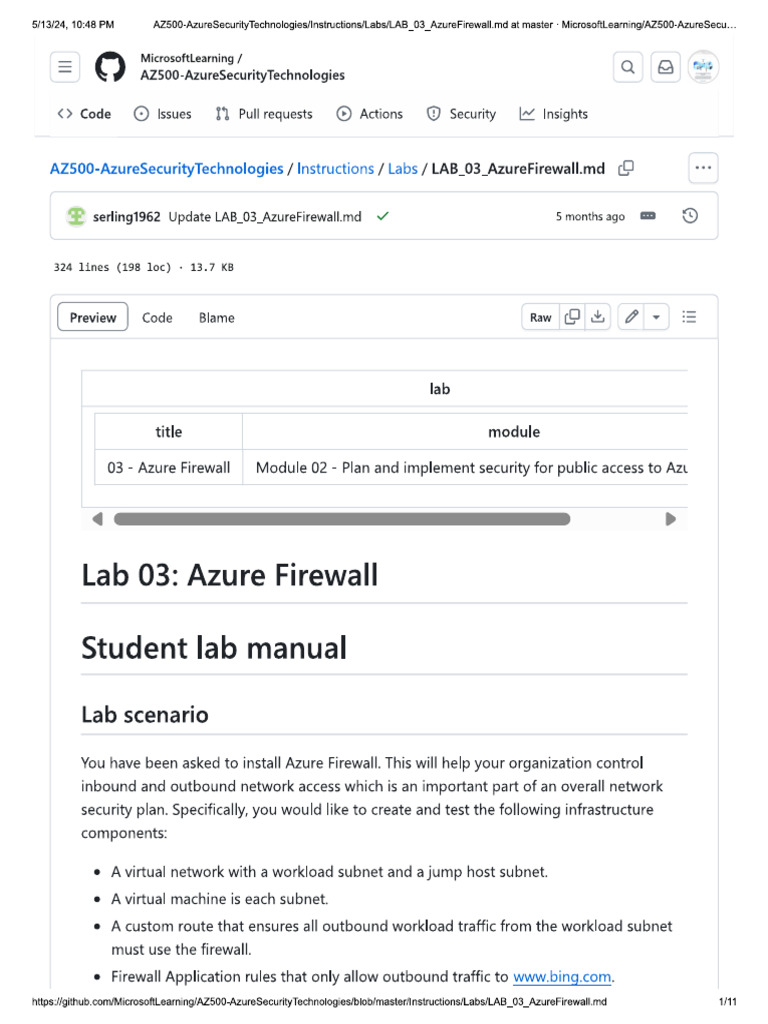Lab03_AzureFirewall | PDF