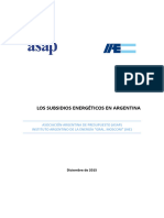 Los Subsidios Energéticos en Argentina