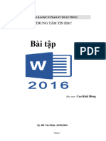 Bai Tap Word 2016 - Lop Luyen