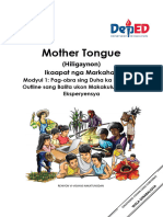 Mother Tongue: (Hiligaynon) Ikaapat Nga Markahan