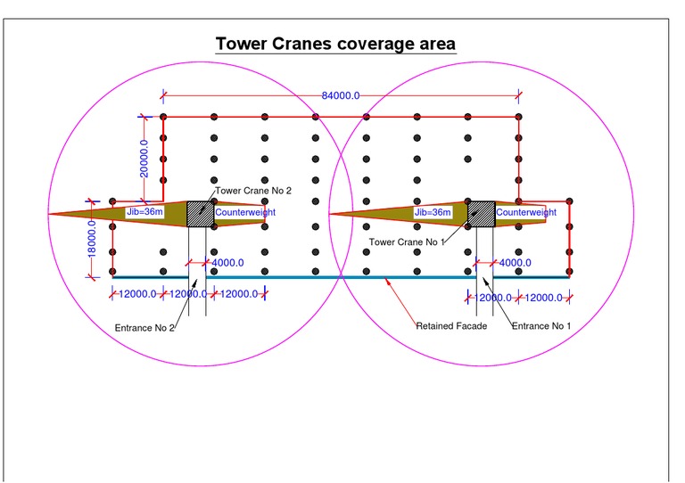 Tower Crane Jib and Dimensions | PDF | Transport Infrastructure