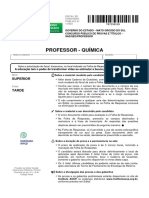 Prova Química Aocp