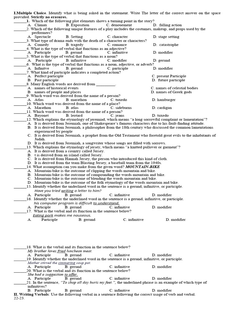 Eng 9 Pointers | PDF | Adjective | Word