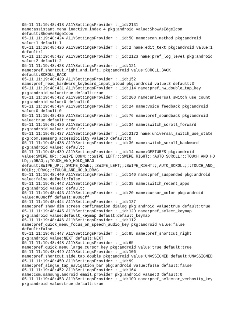 Android Accessibility Settings Log | PDF | Google | Cloud Clients