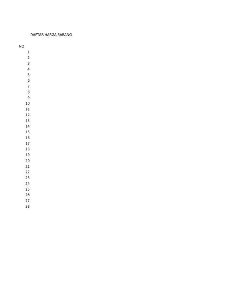 Latihan excel pdf