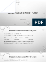 Improvement Di NH4OH Plant