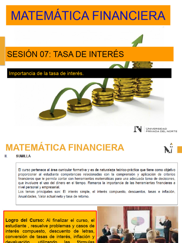 Importancia de la Tasa de Interés en Finanzas | PDF | Interés | Bancos
