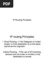 Ip Routing Principles