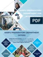 NArFU Preparatory Department