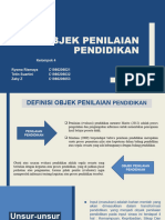 Ppt. Kel 4 Objek Penilaian Pendidikan