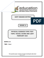 Topic Test QP G10 (Waves, Sound & Light) 2023-1 - 230604 - 134309