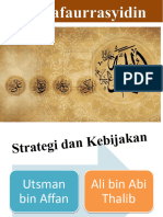 Strategi Usman Bin Affan Dan Ali Bin Abi Thalib