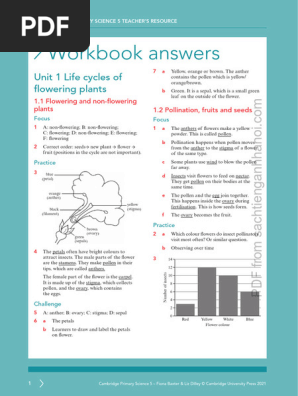 WB ANSWERS STAGE 5 Cambridge Primary Science