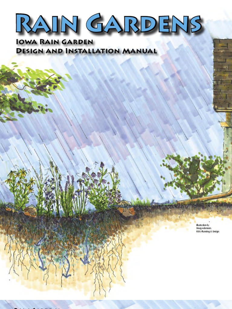 Iowa Rain Garden Design Manual | PDF | Surface Runoff | Hydrology