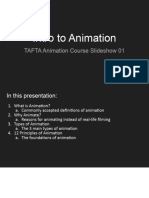 Intro To Animation: TAFTA Animation Course Slideshow 01
