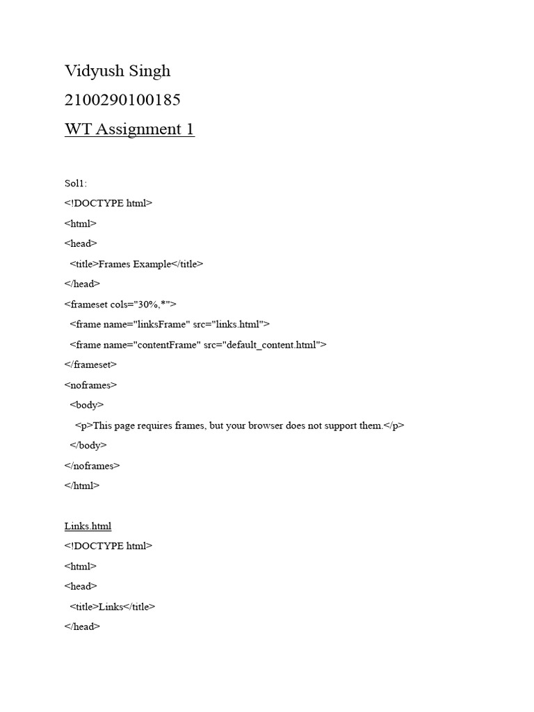 HTML and XML Code Examples | PDF | World Wide Web | Internet & Web