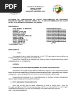 Barangay Assembly 2025 | PDF