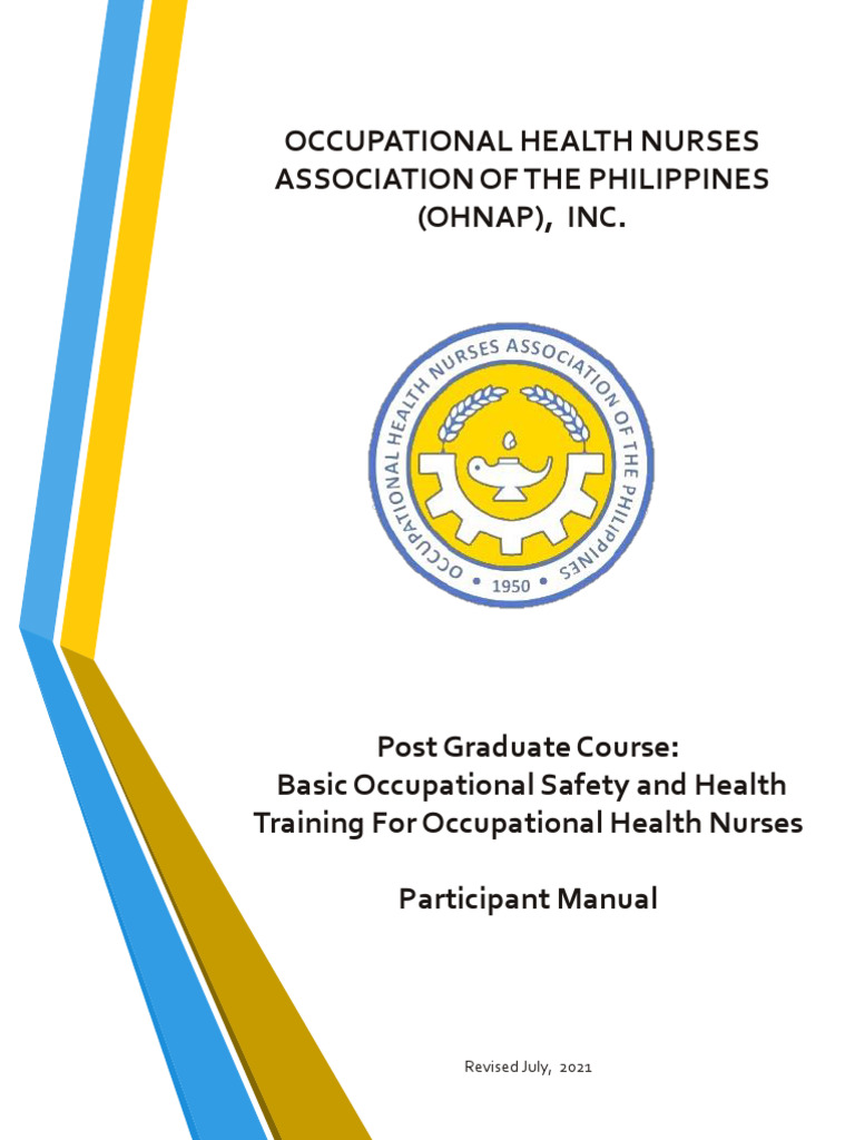 OHNAP BOSH Training for Nurses Guide | PDF | Occupational Safety And ...
