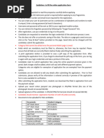 CDS Guidlines For Filling Online Application 2