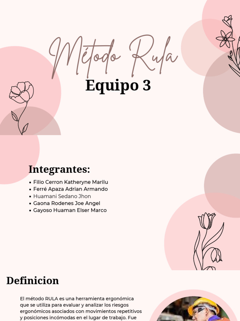 Metodo Rula | PDF | Salud y bienestar