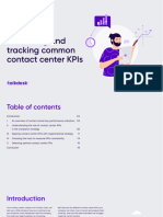 Guide For Effectively Measuring and Tracking Contact Center KPIs Datasheet