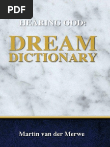 Hearing God Dream Dictionary by Martin Van Der Merwe (Merwe, Martin Van Der)