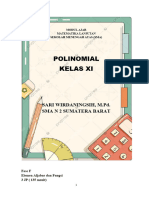 Modul Ajar (Polinomial) Kelas XI Fase F