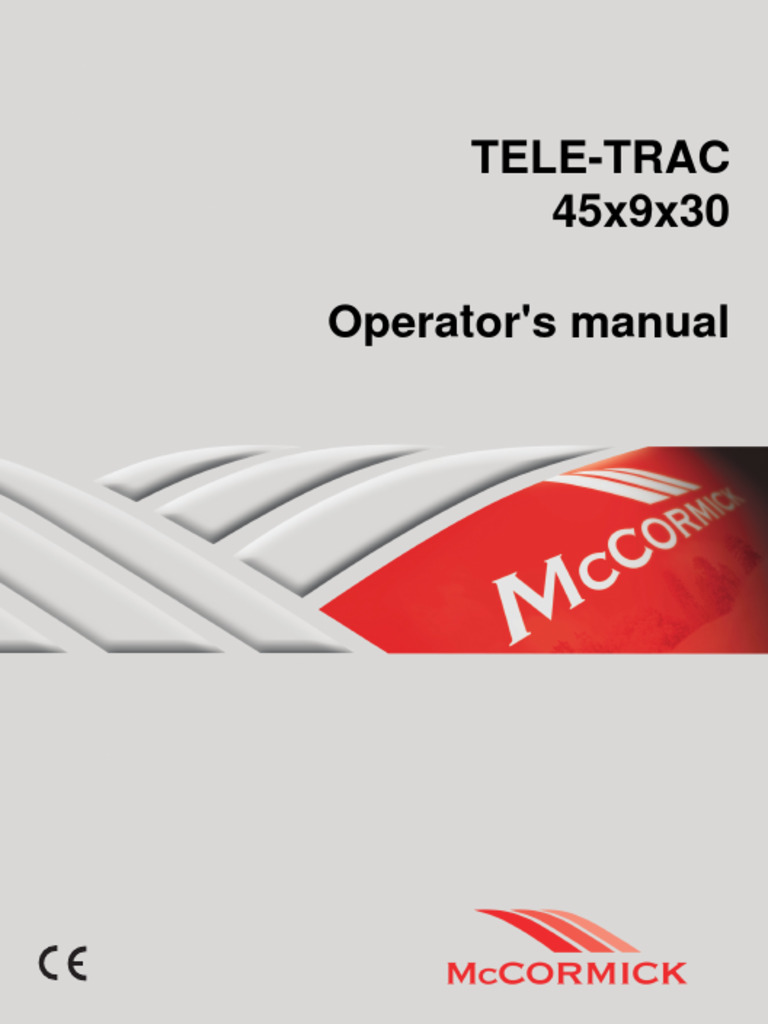 Tele-Trac Operator's Manual | PDF | Elevator | Tractor