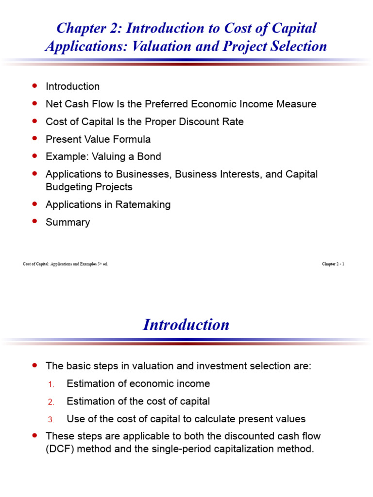 Understanding Cost of Capital Basics | PDF | Discounted Cash Flow ...