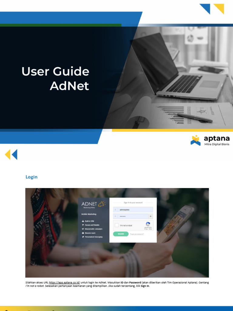 Panduan Lengkap Kirim SMS Blast AdNet | PDF