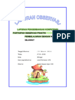 Laporan Observasi Dengan Rekan Sejawat