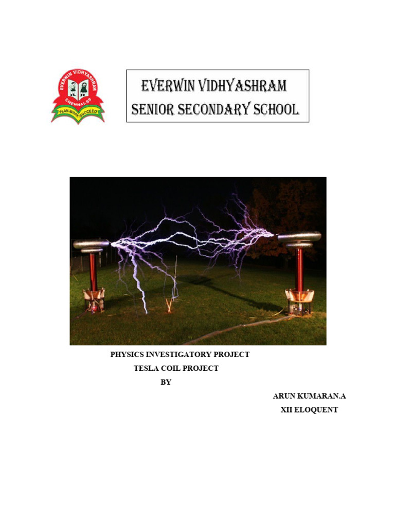 Arun Physics Project | PDF | Inductor | Transformer
