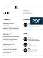 Simple Perennial Resume