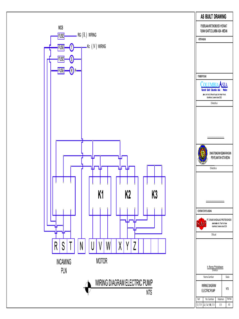 Diagram Koneksi Pompa Listrik | PDF