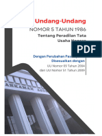 Rangkuman Undang-Undang Tentang Peradilan Tata Usaha Negara