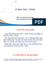 Slide Bài Giảng Triết Học Mác - Lênin (Đầy Đủ)