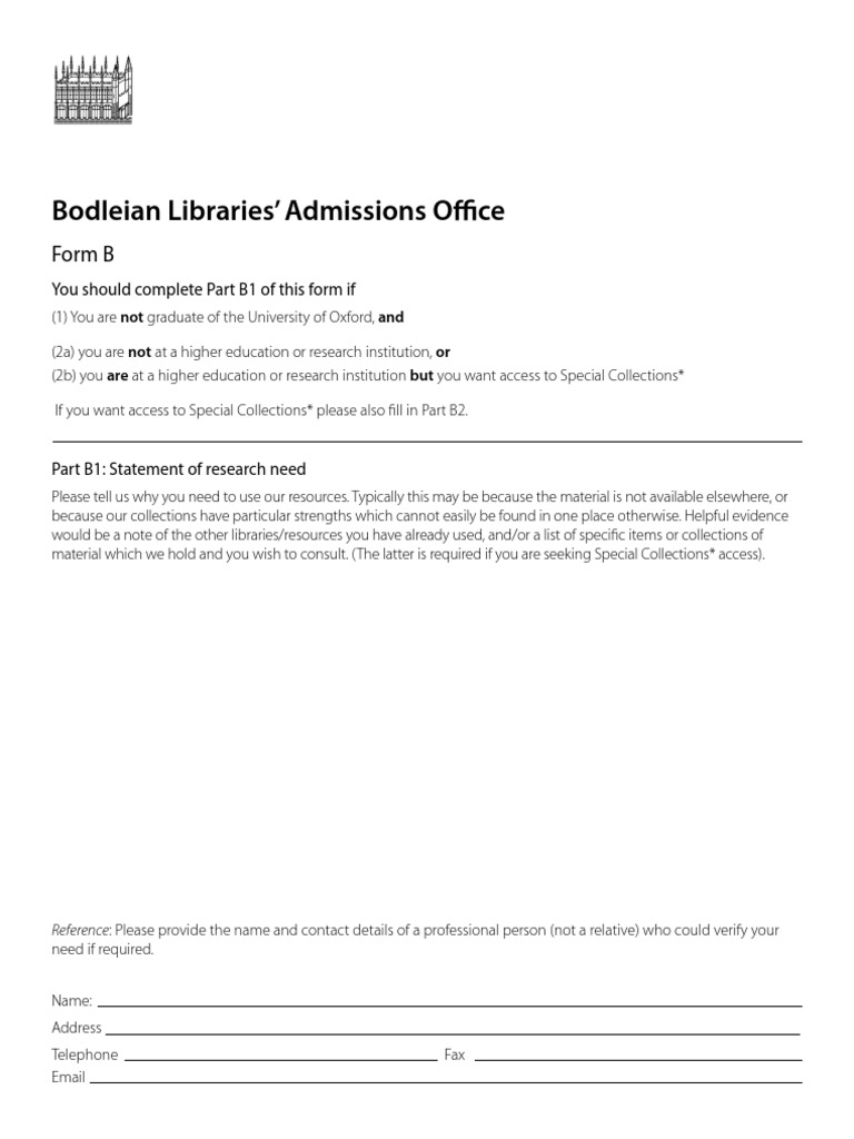 Admissions Form B | PDF | Law | Computers