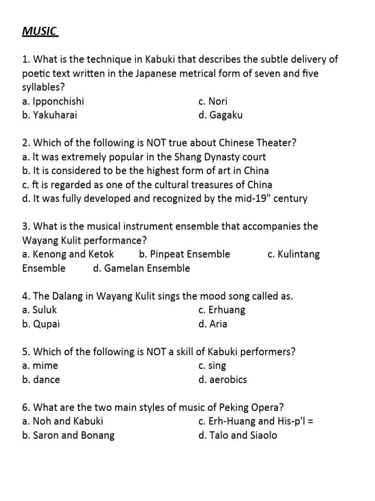 Asian Theater Arts and Techniques | PDF | Performing Arts | Puppetry
