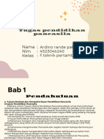 Nama: Nim: Kelas:: Ardino Rande Pakanna 4523046240 F.teknik Pertambangan