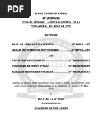 Bank of Africa Kenya LTD & Another v. TSS Investment LTD & 2 Others (2024) KECA 410 (KLR)