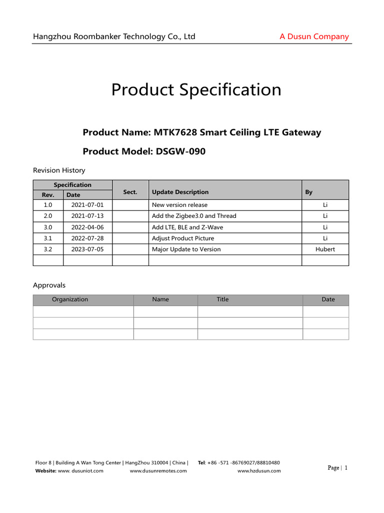 Dsgw 090 mtk7628 smart ceiling lte gateway spec v3 2 download free