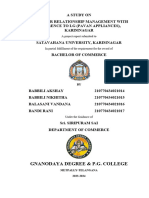 Gnanodaya Degree & P.G. College: A Project Report Submitted To